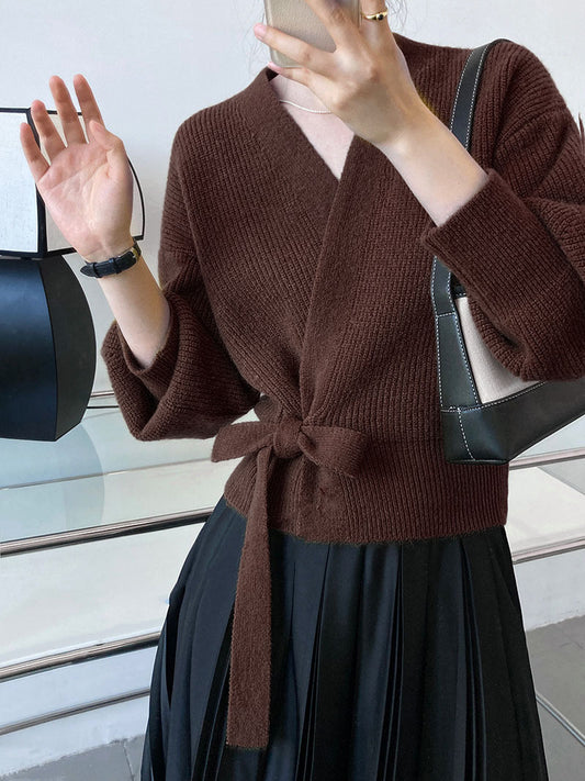 "Hélène" - Wrap Cardigan