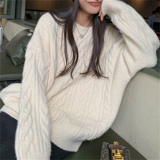 Cream Cable Sweater