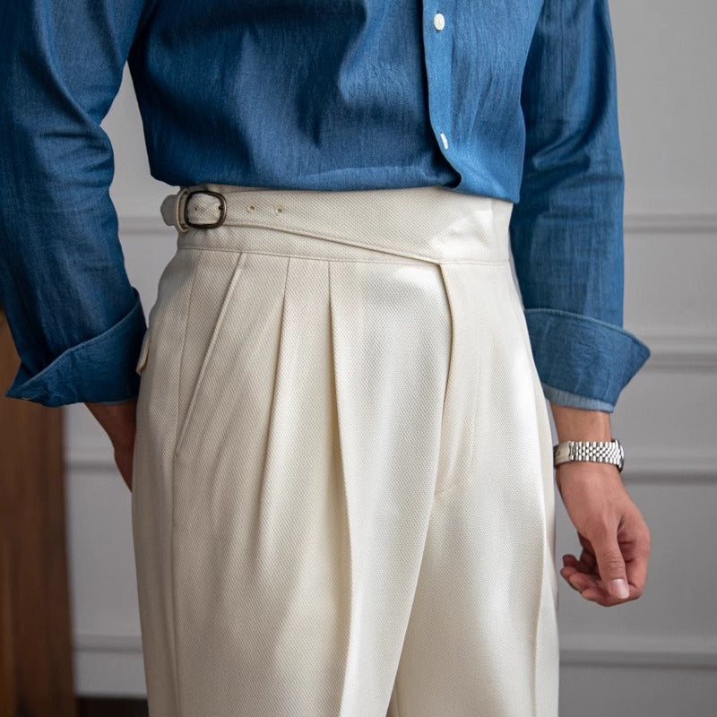 "Sébastien" - High Waist Trousers