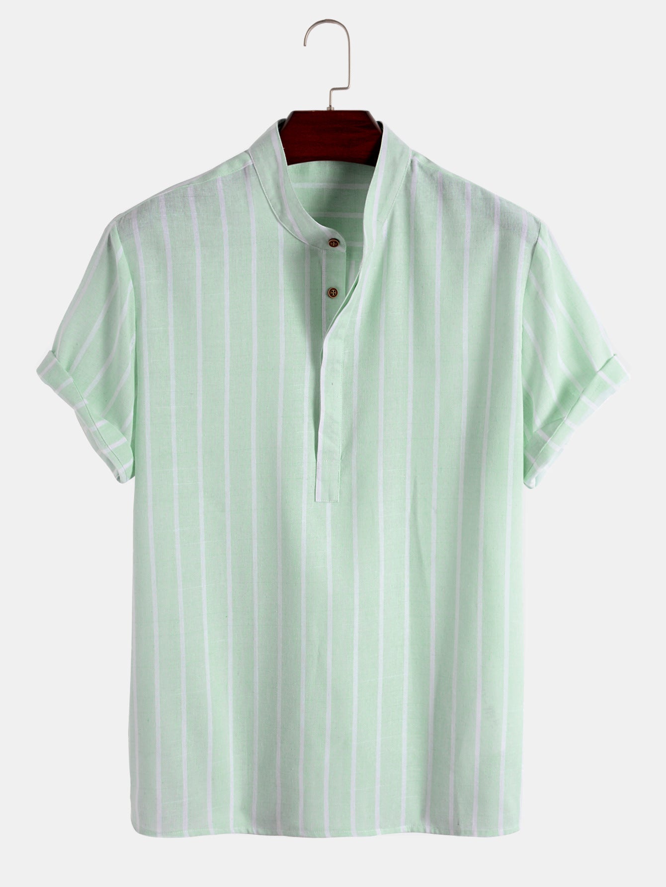 "Bernard" - Short Sleeve Stripped Shirt