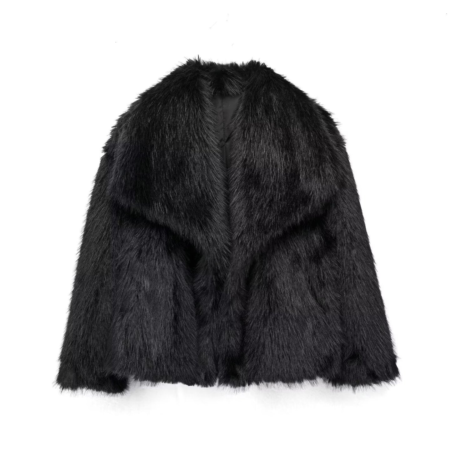 "Belleza" - FAUX FUR CROPPED JACKET