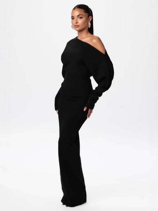 "Ninon" - One-Shoulder Jumpsuit