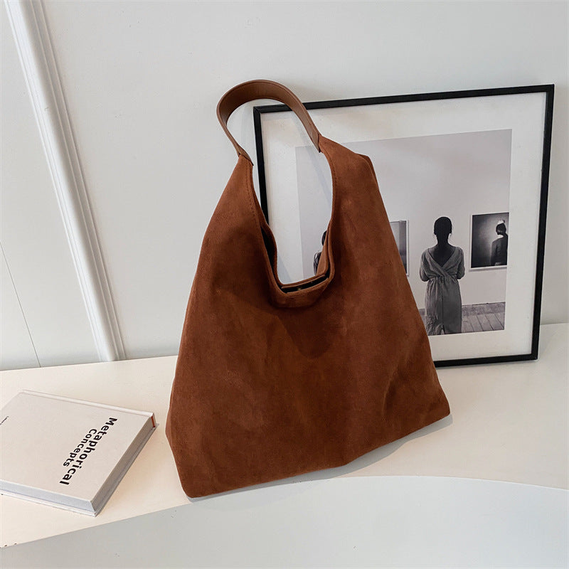 "Léa" - Elegante Wildledertasche