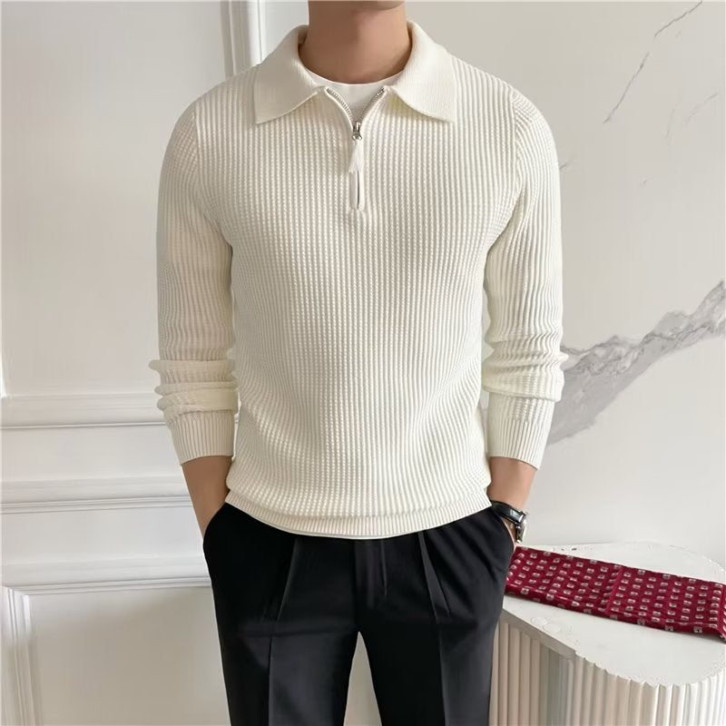 "Théo" - Zipped Sweater