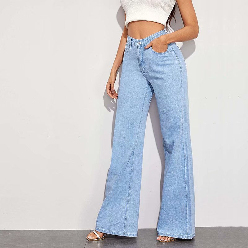 Lockere Wide-Leg Jeans