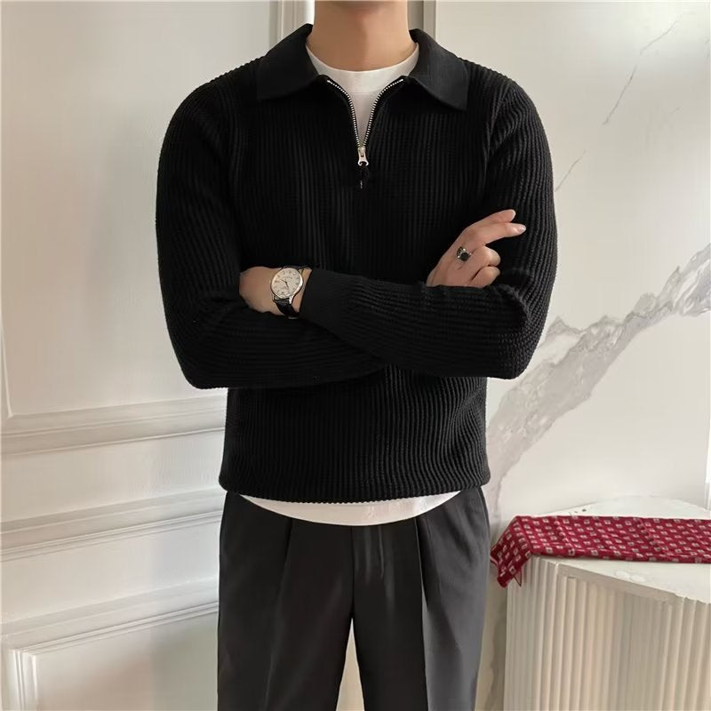 "Théo" - Zipped Sweater